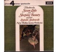 Leopold Stokowski, New Philharmonic Orchestra - AM 2156 TCHAIKOVSKY Sleeping Beauty/Swan Lake Rome Opera Walter Goehr LP
