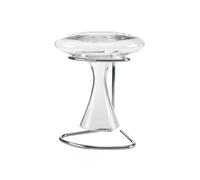 Leopold Vienna - Égouttoir à carafe de luxe/triangle | Support de Séchage pour Carafe à Vin en Inox Chromé, Embouts Silicone Protecteurs pour un Séchage en Toute Sécurité