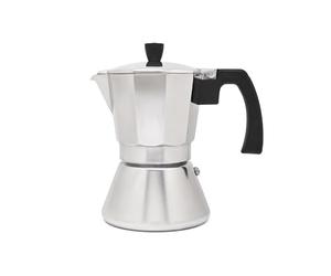 Leopold Vienna LV113009 Machine à café Manuelle Cafetière à Moka 0,31 L Argent