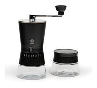 Leopold Vienna - Moulin à café + boîte de conservation Bologna noir - coffret cadeau - manuel