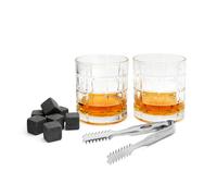 Leopold Vienna Set Whiskey (Verres, glaçons, Pinces)