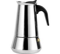Bredemeijer LV113003 Cafetière Italienne à Espresso Trevi 6 Tasses Acier Inoxydable Argent 112 x 140 x 188 cm