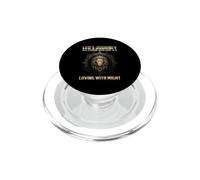 Leo's Journey Leading with Light Loving with Might PopSockets PopGrip pour MagSafe