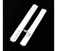 LEO's - Lot de 250 classeurs auto-adhésifs en 3 parties - Blanc - Bandes de classement à coller - Plaque de base 150 x 16 mm - Bandes autocollantes pour dossiers, dossiers, cahiers et dossiers