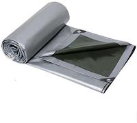 LEOSXA Bâche de Protection Robuste 7 x 7 m, bâche imperméable avec œillets, bâche de Protection en Poly résistant aux intempéries, bâche Anti-poussière et Anti-Pluie, bâche de Protection