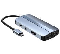 Leotec LEDS04 station d'accueil USB 3.2 Gen 1 (3.1 Gen 1) Type-C Gris