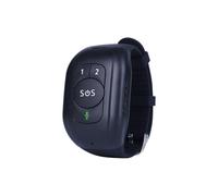 Leotec Senior Smart Band 4G Montre Connectée GPS Intégré S.O.S. Détection de Chute Cardiaque Oxygène Sang IP67 Noir