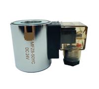 LEOTNNDQ Électrovanne hydraulique MFB8-50YC MFZ8-50YC, Cartouche filetée, Hauteur de Bobine 50.5mm, Trou intérieur 23mm DC12V DC24V AC110V AC220V(DOP-107WV)