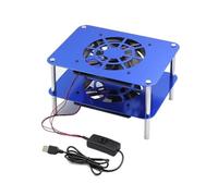 LEOTNNDQ Support de Refroidissement de routeur, 1 pièce, décodeur de Modem Optique AX3, Base de radiateur, Ventilateur USB muet(D2425-10)