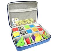LeoTube Étui rigide en EVA compatible avec Shashibo/Rubik/Jurnwey/Roxenda Brain Teaser Fidget Toy Support de voyage pour cube puzzle jeu de voyage (étui uniquement) (bleu)