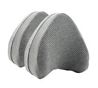 LeoTube Lot de 2 Housses de Coussin de Rechange en Mousse pour Contour Legacy pour Jambes et Genoux (Gris)