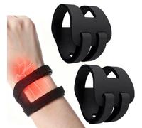 LEOUEANR - Lot de 2 attelles de poignet réglables pour le ligament collatéral du carpe et du radius (TFCC), coussin de stabilisation en forme de U, en polyester