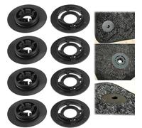 LEOUEANR Lot de 4 paires de clips pour tapis de sol de voiture, boucle de fixation en nylon de 41 mm et support universel pour tapis de sol