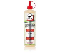 LEOVET Lotion pour crinière pour chevaux | 500 ml | Produit complémentaire pour le soin des crins | Avec urée et fluide soufré bio | Flacon compte-gouttes économique pour une application ciblée