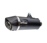 Silencieux arrière d'échappement LeoVince SLIP-ON SBK RACING acier inox noir