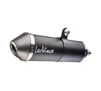 Silencieux arrière LeoVince SLIP-ON X-FIGHT carbone acier inox capuchon