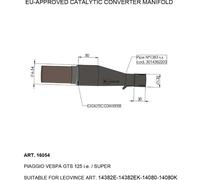 Leovince Convertisseur Catalytique 16054