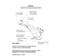 LEOVINCE KIT COLLETTORI X-FIGHT FANTICENDURO/MOTARD 50 19-20