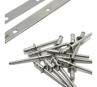 LeoVince Kit de rivets de rechange avec rivets d'échappement S10444 / S1716 402 x 15 mm