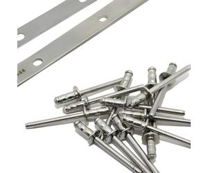 LeoVince Kit de rivets de rechange avec rivets d'échappement S10444 / S1716 402 x 15 mm