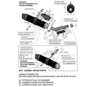 LeoVince Kit de support d'échappement de rechange pour Yamaha XTZ