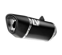 Leovince Lv-14 R Black Edition Kawasaki Ninja 400 Abs 24-25/ninja 500 Abs 24-26/ninja 500 Se Abs 24-26 Homologated Muffler Argenté Homologated