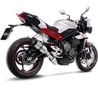 LeoVince LV Pro Slip-On Pot d'échappement en acier inoxydable Approuvé pour TRIUMPH