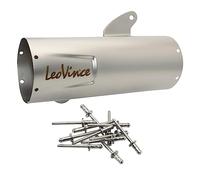 LeoVince - Silencieux de rechange en acier inoxydable - 300 mm - Pour LV ONE