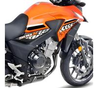 LeoVince SLIP-ON acier inoxydable SBK NERO pour HONDA CB/CBR 500 F/R/X