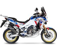 LeoVince SLIP-ON inox SBK LV-12 noir pour HONDA CRF 1100 L AFRICA TWIN/ADVENTURE SPORT/DCT
