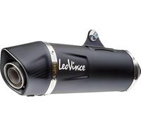 LeoVince SLIP-ON inox SBK NERO pour PIAGGIO VESPA GTS/SUPER 125 avec catalyseur