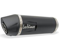 LeoVince Système complet en acier inoxydable SBK LV ONE EVO noir pour YAMAHA MT-125 / XSR 125 / YZF-R125 avec catalyseur