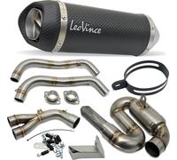 LeoVince Système complet en carbone SBK LV ONE EVO pour YAMAHA MT-07 / XSR 700/XTribute / YZF-R7 CARB avec catalyseur