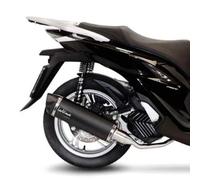Leovince Nero Honda Sh125i/150 Not Homologated Full Line System Argenté Not homologated