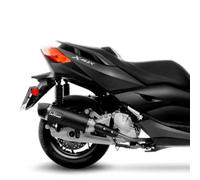Leovince Nero Yamaha X-max 125/iron Max 18/20 E4 Not Homologated Full Line System Noir Not homologated