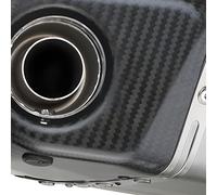 LeoVince Système d'échappement complet en acier inoxydable SBK U.B. 2/1 pour YAMAHA XSR700 / MT-07 / MT-07 TRACER avec catalyseur