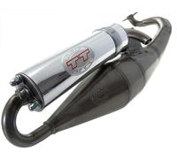 LEOVINCE TT Pot d'échappement Compatible pour Peugeot Speedfight 3, 4, 50cc Scooter