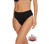 Leovqn - Maillot de Bain menstruel étanche UPF 50+ pour Femmes, Filles, Adolescentes
