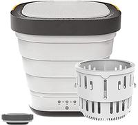 Leowe Mini machine à laver portable avec fonction de séchage | Modèle n° MNXYJ-WT-TMM (gris)