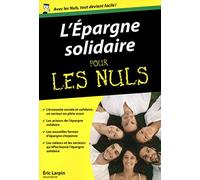 L'Epargne solidaire poche Pour les Nuls