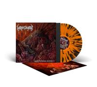 LEPER COLONY - BACK TO PRIMAL SLUDGE (ORANGE WITH BLACK SPLATTER)