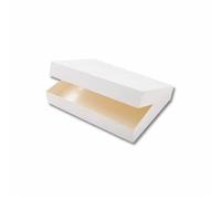 lepetitmitron Lot de 25 boîtes traiteur blanche 42x29x6 cm