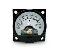 LEPEVNEY Voltmètre analogique à cadran SO-45 Ampèremètre de mesure courant rond DC 100 A/75 MV