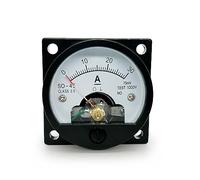 LEPEVNEY Voltmètre analogique à cadran SO-45 Ampèremètre de mesure courant rond DC 30 A/75 MV