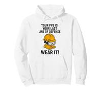 L'EPI est Votre dernière Ligne de défense | Campagne de Sensibilisation à la sécurité Sweat à Capuche