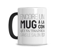 L'épicerie Chérie LES MÉCHANTS MUGS Cadeau humoristique, Cadeau Ami Collègue Femme Homme Anniversaire Noël, Mug original et insolite avec Message Humoristique(Coffee Time)