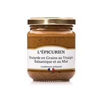 L'Épicurien - Moutarde en Grains au Vinaigre Balsamique et au Miel