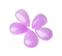 Lepidolite Teardrop Gemstone 0.87"x0.55" Crystal Pendant Raw Stone for Wire Wrapping Jewelry & Balance