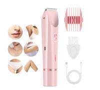 L'Épilateur Bikini Pour Les Femmes - Appareil De Rasage Étanche À Double Tête | Rasoir Électrique Femmes 400mAh - Pour l'Épilage du Maillot, du Corps, de la Peau, de la Beauté et des