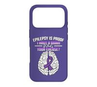 L'épilepsie est la Preuve Que J'Ai Une Sensibilisation à l'épilepsie cérébrale Coque pour iPhone 17 Pro